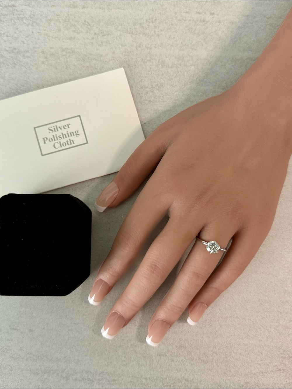 Moissanite 1CT Round Shaped Solitaire Ring
Engagement Ring